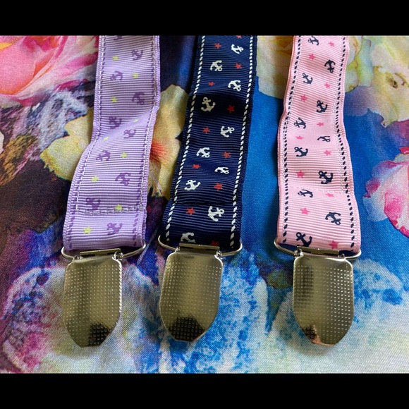 NIP Set 5 Pacifier Teething Ribbon Baby Clips 9”L - Picture 3 of 14